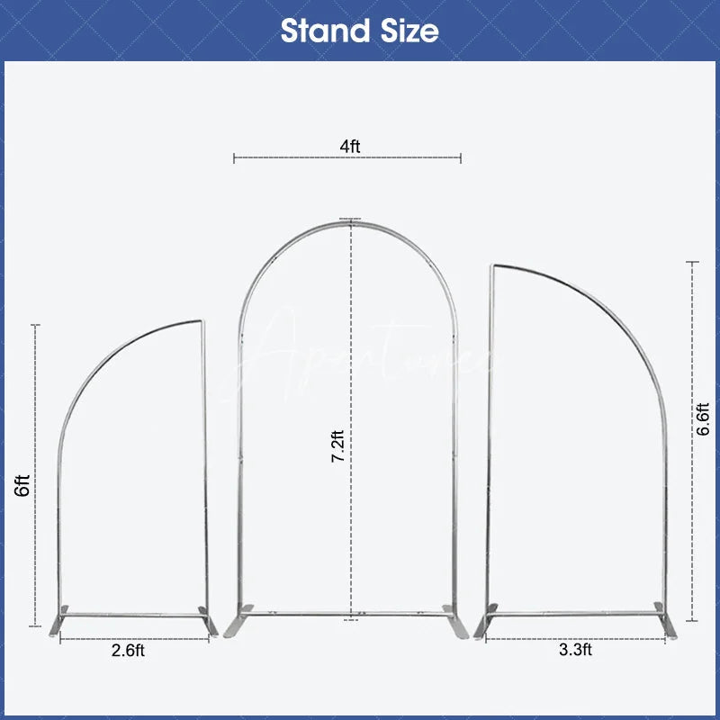 Aperturee Solid Color Brown Birthday Party Arch Backdrop Kit