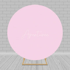 Aperturee - Solid Color Round Backdrop Circle Covers for Party