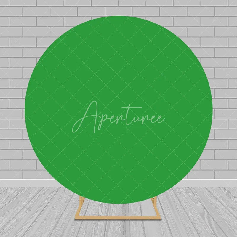 Aperturee - Solid Color Round Backdrop Circle Covers for Party