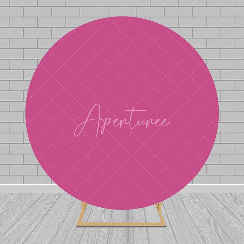Aperturee - Solid Color Round Backdrop Circle Covers for Party