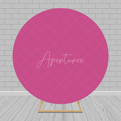 Aperturee - Solid Color Round Backdrop Circle Covers for Party