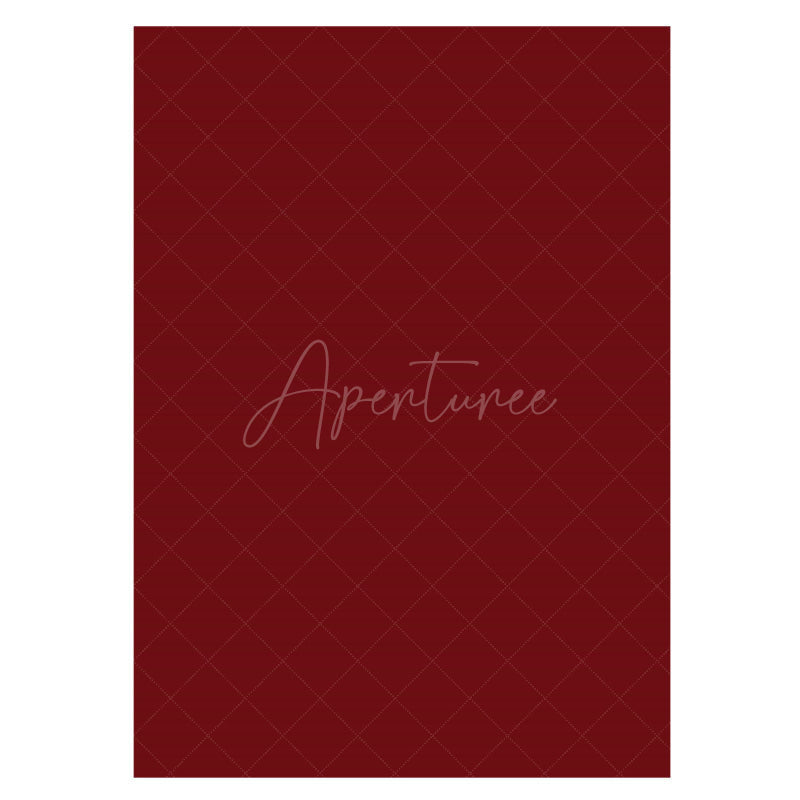 Aperturee - Solid Dark Red Portrait Photo Booth Backdrop For Studio