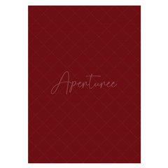 Aperturee - Solid Dark Red Portrait Photo Booth Backdrop For Studio