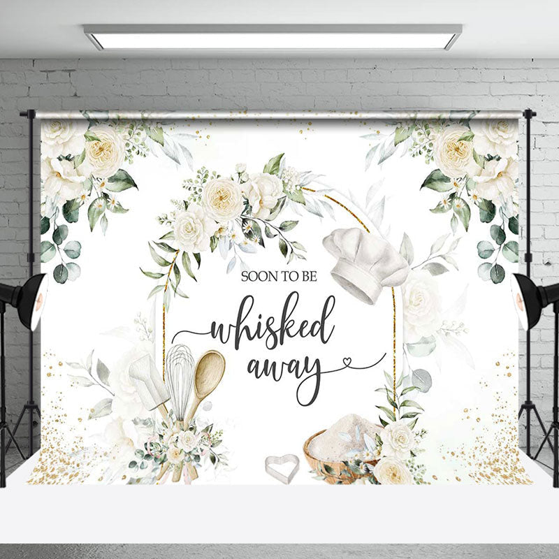 Aperturee - Soon To Be Whisked Away Backdrop For Bridal Shower