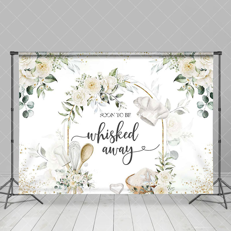 Aperturee - Soon To Be Whisked Away Backdrop For Bridal Shower