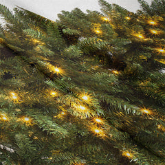 Aperturee - Sparkle Green Christmas Tree Family Wall Tapestry