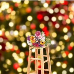 Aperturee - Sparkle Neon Spots Bokeh Photoshoot Wedding Backdrop