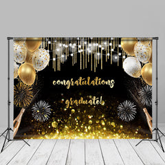 Aperturee - Sparks Golden Bokeh Graduation Photography Backdorp