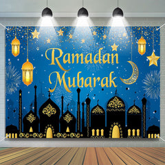 Aperturee - Sparks Moon Star Nights Ramadan Mubarak Backdrop