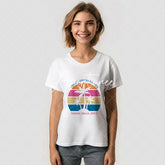 Aperturee - Spring Break Trip Beach Sunset Cute Custom Girls TShirt