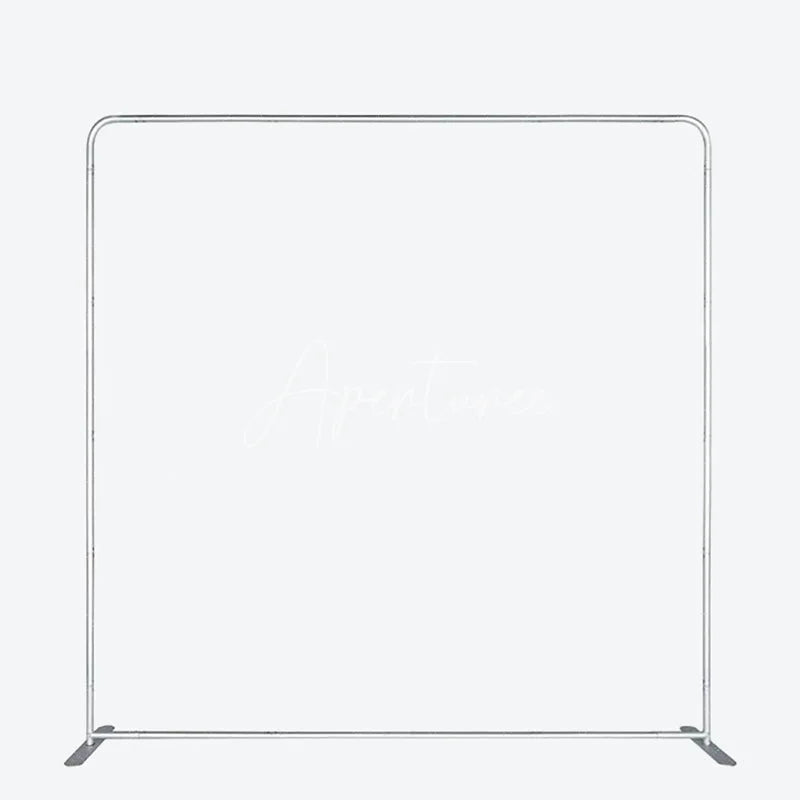 Aperturee - Aperturee Silver Pillow Cover Heavy Duty Tension Backdrop Frame