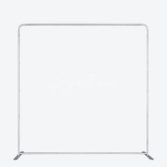 Aperturee - Aperturee Silver Pillow Cover Heavy Duty Tension Backdrop Frame