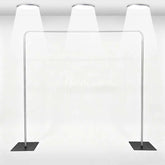Aperturee - Aperturee Silver Square Heavy Duty Backdrop For Party Decor