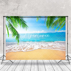 Aperturee - Summer Beach Waves Natural Scenery Backdrop