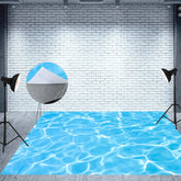 Aperturee - Summer Swimming Pool Splash Water Ripple Floor Mat