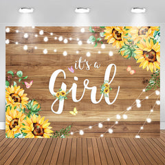 Aperturee - Sunflower It s A Girl Baby Shower Photoshoot backdrop