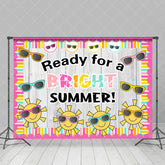 Aperturee - Sunglasses Wooden Welcome Bright Summer Backdrop