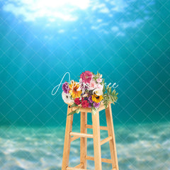 Aperturee - Sunlight Sand Underwater Natural Scenery Backdrop