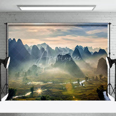 Aperturee - Sunny Mountains Overlooking The Scenery Backdrop
