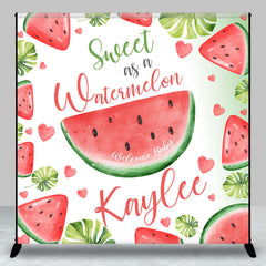 Aperturee - Sweet As A Watermelon Custom Baby Shower Backdrop