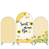Aperturee Sweet As Can Bee Sunflowers Baby Shower Arch Backdrop Kit