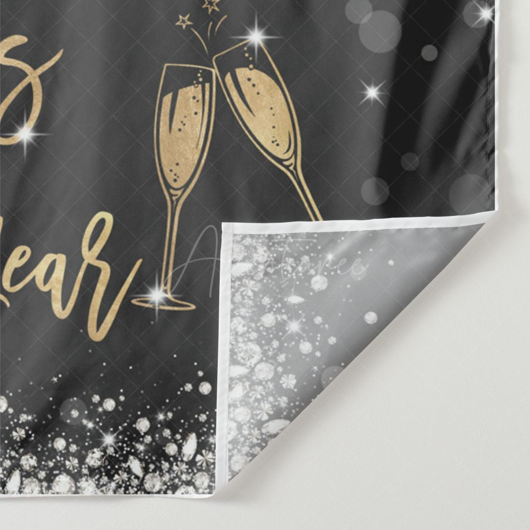 Aperturee - Sweet Cheers To The New Year Together Backdrop