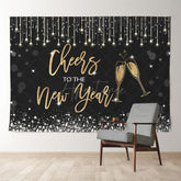 Aperturee - Sweet Cheers To The New Year Together Backdrop