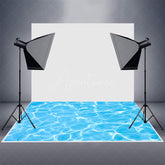 Aperturee - Summer Swimming Pool Splash Water Ripple Floor Mat