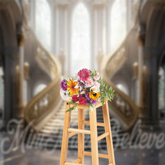 Aperturee - Symmetrical Palace Staircase Architecture Backdrop