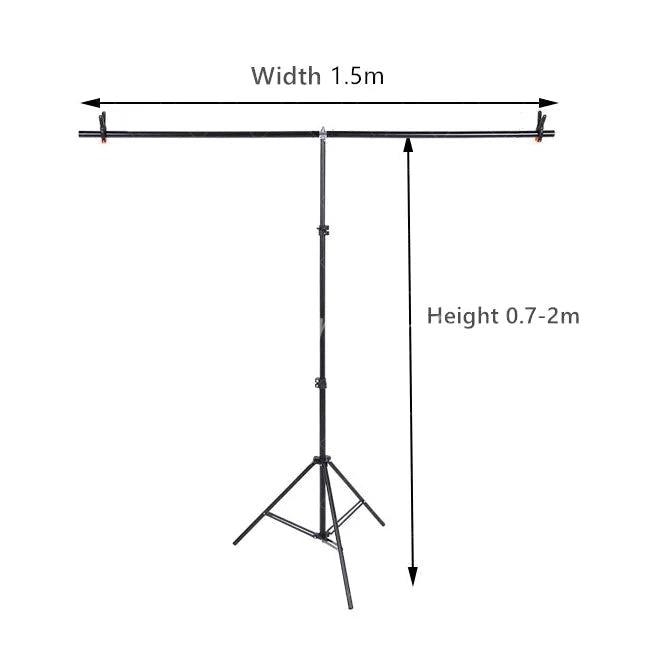 Lofaris T-Shape Adjustable Backdrop Stand Support Frame