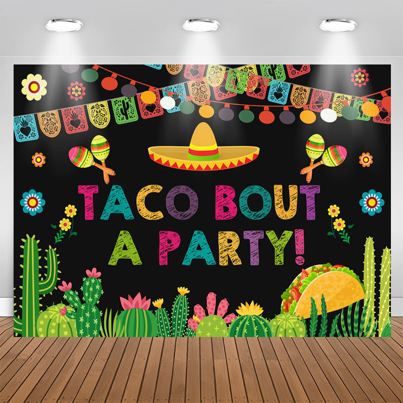 Aperturee - Taco Bout A Party Fiesta Party For Holiday Backdrop