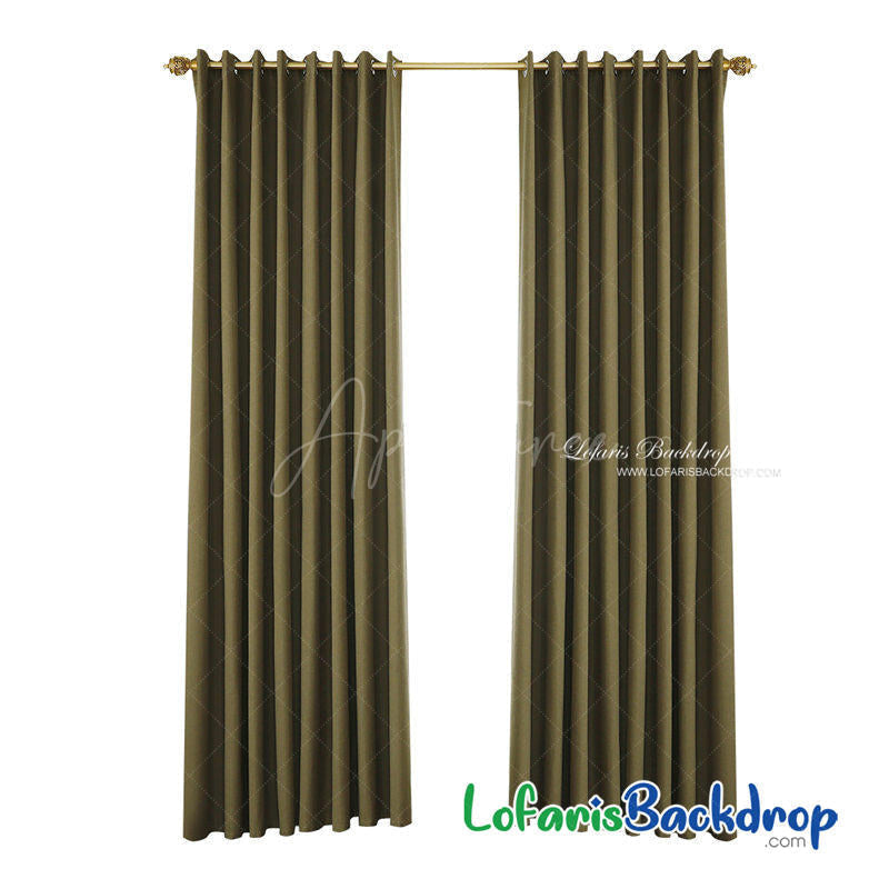 Aperturee - (7 Day Delivery) Home Decor Pergola Waterproof Grommet Top Outdoor Curtains for Front Porch
