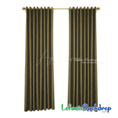 Aperturee - (7 Day Delivery) Home Decor Pergola Waterproof Grommet Top Outdoor Curtains for Front Porch