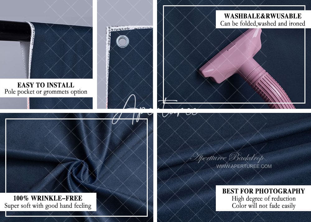 Aperturee - Blooming Flowers Apple Tree Spring Backdrop For Portrait