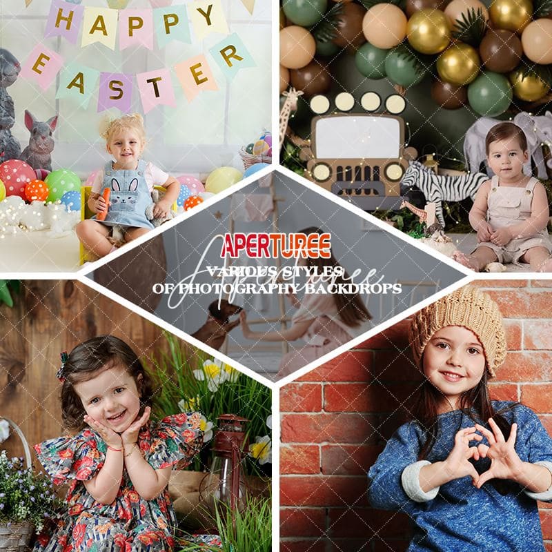 Aperturee - Candy Wooden Door Light Photography Sweep Backdrop