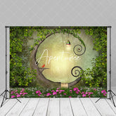 Aperturee - Leaves Flowers Wonderland Spring Backdrop For Photo