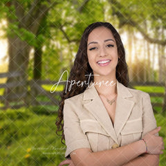 Aperturee - Morning Warm Sunlight Grassland Spring Photo Backdrop