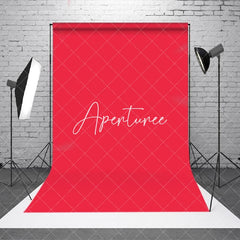 Aperturee - Pure Solid Red Photo Booth Backdrop For Portrait