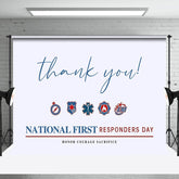 Aperturee - Thank You National First Responders Day Backdrop