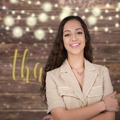Aperturee - Thank You Simple Wooden Fathers Day Backdrop For Photo