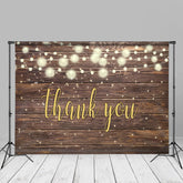 Aperturee - Thank You Simple Wooden Fathers Day Backdrop For Photo