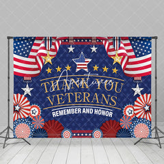 Aperturee - Thank You Veterans Remember And Honor American Backdrop