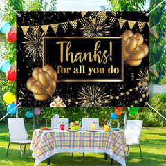 Aperturee - Thanks Ribbons Teacher Appreciation Week Backdrop