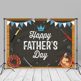 Aperturee - Tools Donut Coffee Happy Fathers Day Backdrop Decor