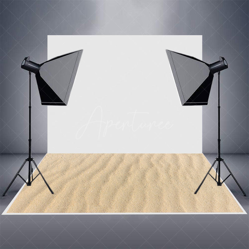 Aperturee - Top View Desert Ripples Textured Rubber Floor Mat