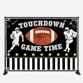 Aperturee - Touch Down Rugby Game Time Super Bowel Party Backdrop