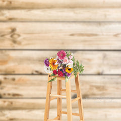 Aperturee - Transverse Stripe Natural Pine Wood Photo Backdrop