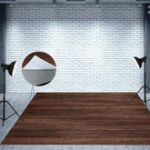 Aperturee - Transverse Wood Rubber Floor Mat For Photography