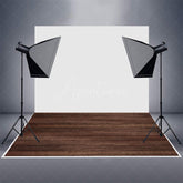 Aperturee - Transverse Wood Rubber Floor Mat For Photography