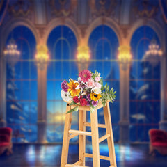 Aperturee - Tree Mountain Door And Window Backdrop For Photo